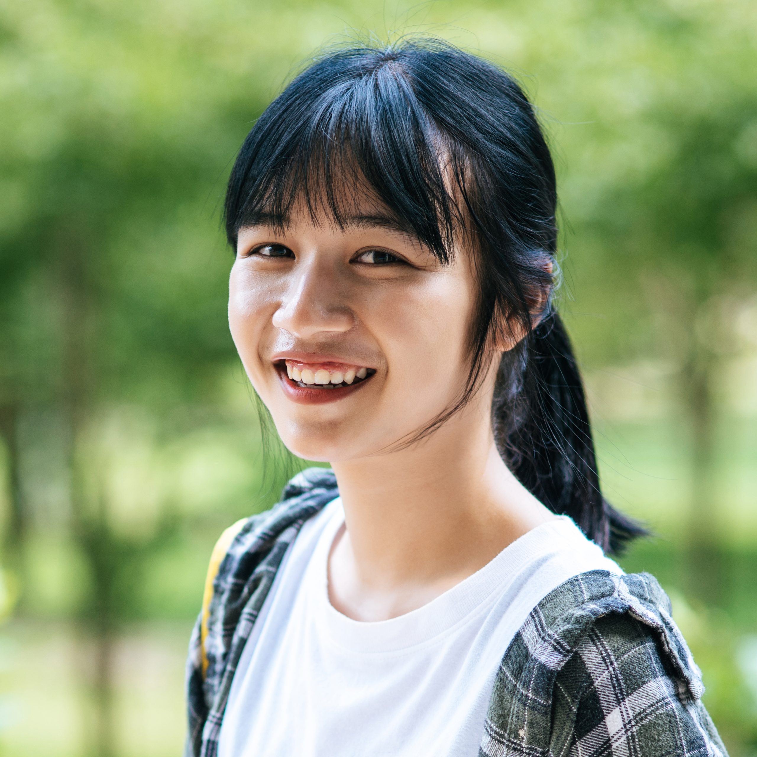 Photo portrait of an asian woman